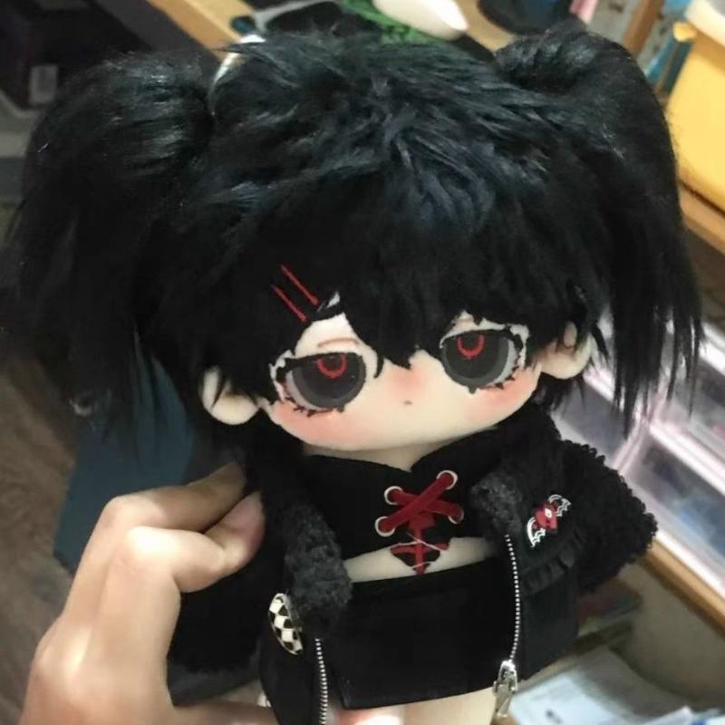 20cm No Attributes Cute Exquisite Plush Doll Toys Demon Stuffed Plushie Dress Up Cospslay Anime Toy Figure Xmas Gifts