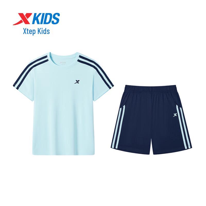 XTEP Youth Summer Quick-Dry T-Shirt & Shorts Set