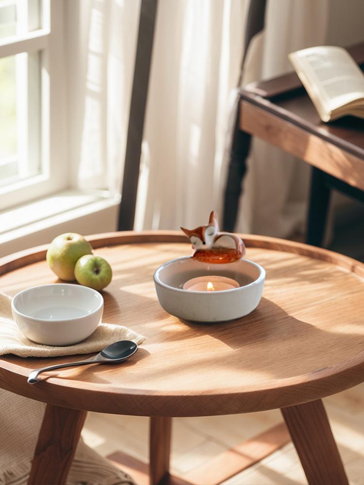 Cat/Dog/Rabbit/Fox Animal Candle Holder Warming Paws Aromatherapy Holder Cute Scented Light Holder Cartoon for Home Decor