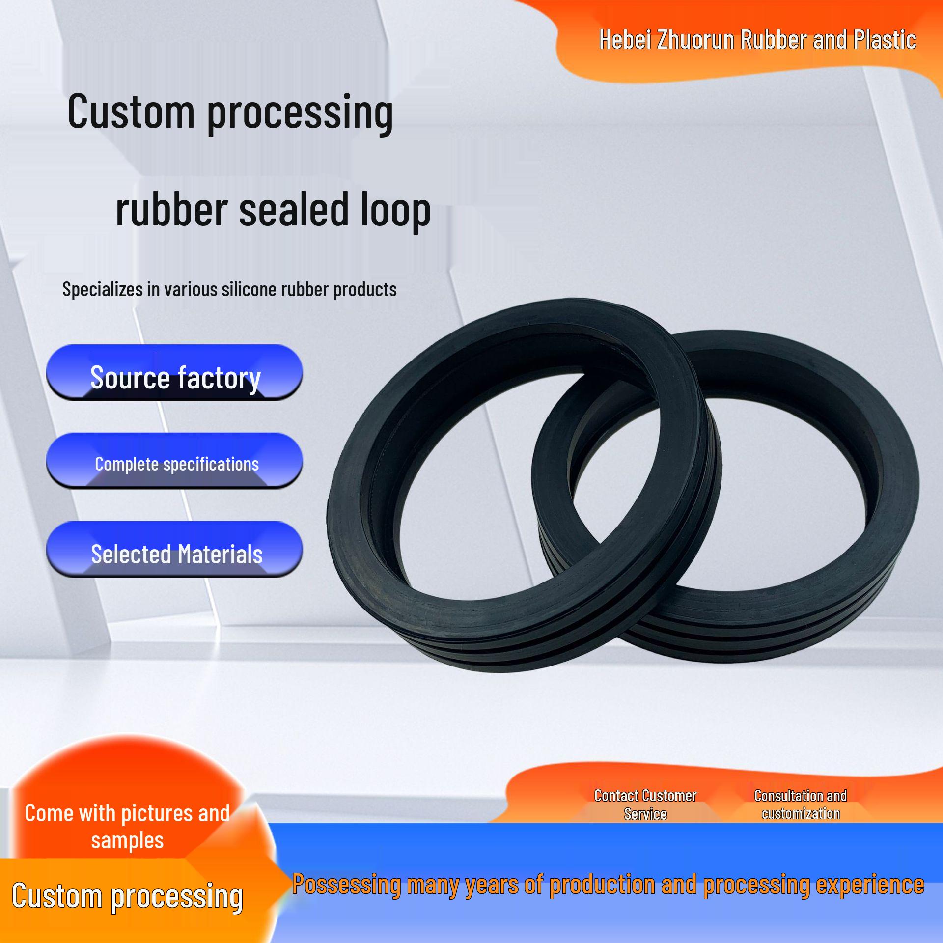 Hydraulic Cylinder Nitrile Rubber Oil Seal - Wear & Pressure Resistant Mechanical Seal Ring