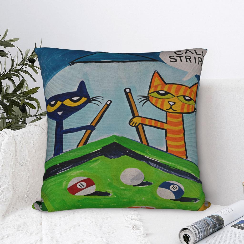 Pete the Cat Pillow Cover  Design Cushion Cover Novelty Pillow Case For Wedding Party Home Decor