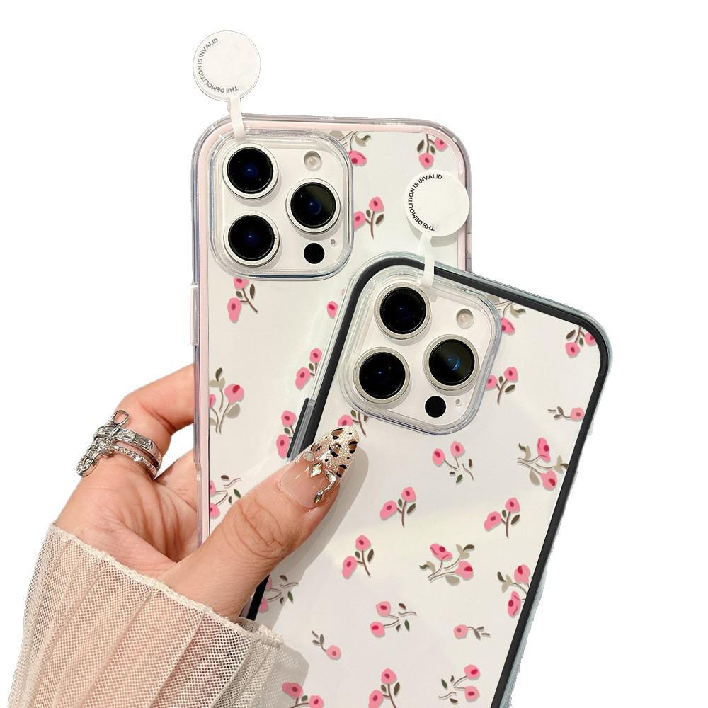 IPhone 17 Pro Max Vollbild-Blumen-Sturzsichere Hülle, Kompatibel mit 16/15/14 Pro