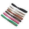 Silver Buckle Leather Women's Belt - Fashionable & Versatile for Jeans and Casual Wear