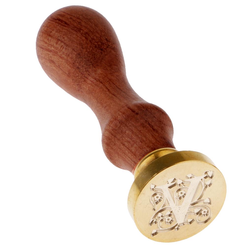 Vintage Seal Wax Sealing Stamp Letter A Alphabet for Envelope Letter Crafts