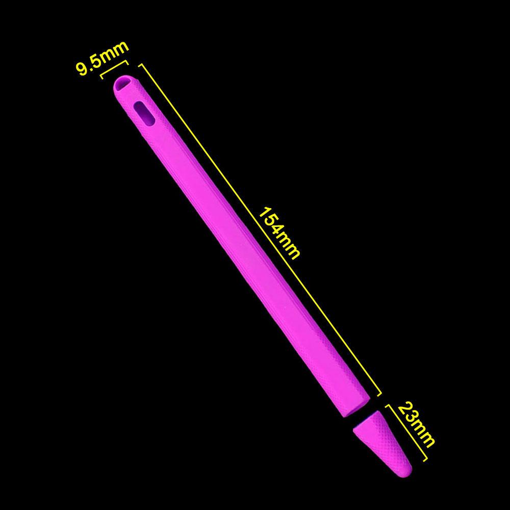 Silikon Welt Silikon Stifteetui Touchscreen Stifteetui für Apple Pencil 2. Gen Silikon Schutzhalter Abdeckung Kratzfeste Hülle