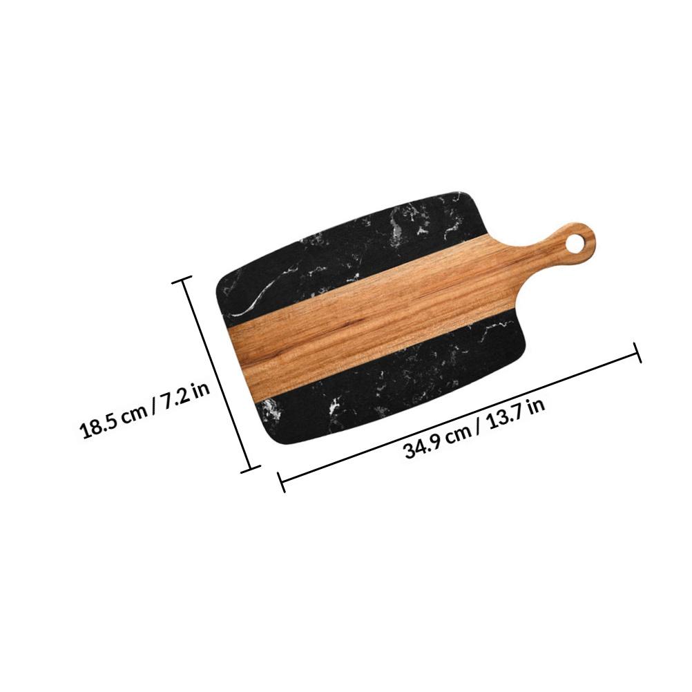 Wood Marble Composite Cutting Board Kitchen Household Meat Fruit Vegetable Cutting Board Portable Nondeformable Nonslip