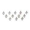 12Pcs Track Field Needle Silver/Gold/Black Camping Running Shoe Spikes Track Field Needle Outdoor Tools Replacements Parts