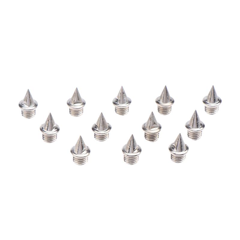 12Pcs Track Field Needle Silver/Gold/Black Camping Running Shoe Spikes Track Field Needle Outdoor Tools Replacements Parts