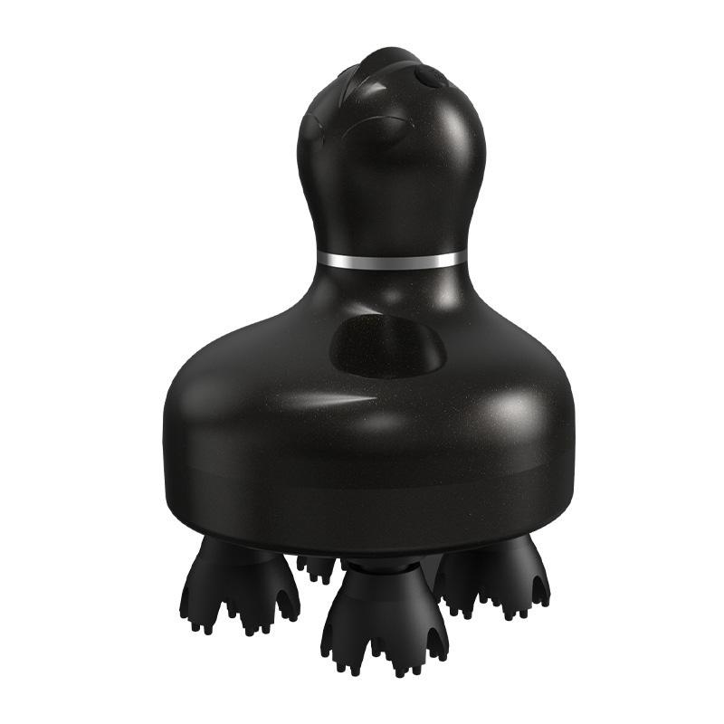 

Электрический массажер для головы, красный свет, антистресс, расслабляющий массаж тела, снятие мышечного напряжения, усталость, массажный инструмент чёрный