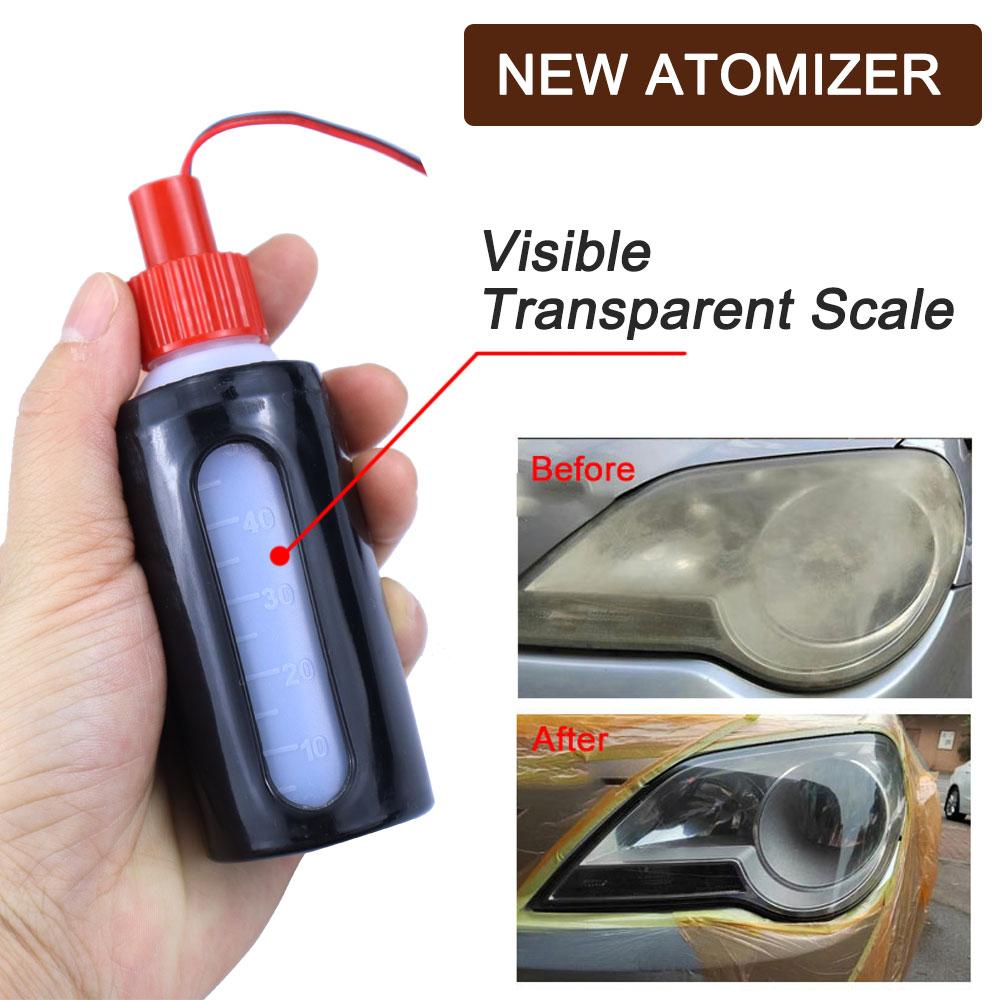 Automotive Headlight Care Tool Headlamp Polish Tool Kit  Workshop Automotive Care Tool Liquid Polymer Evaporator