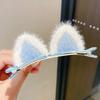 1pair Fuzzy Cat Ears Children Cute Hair Clip New Winter New Year Hairwear Fashion Event performance costume props