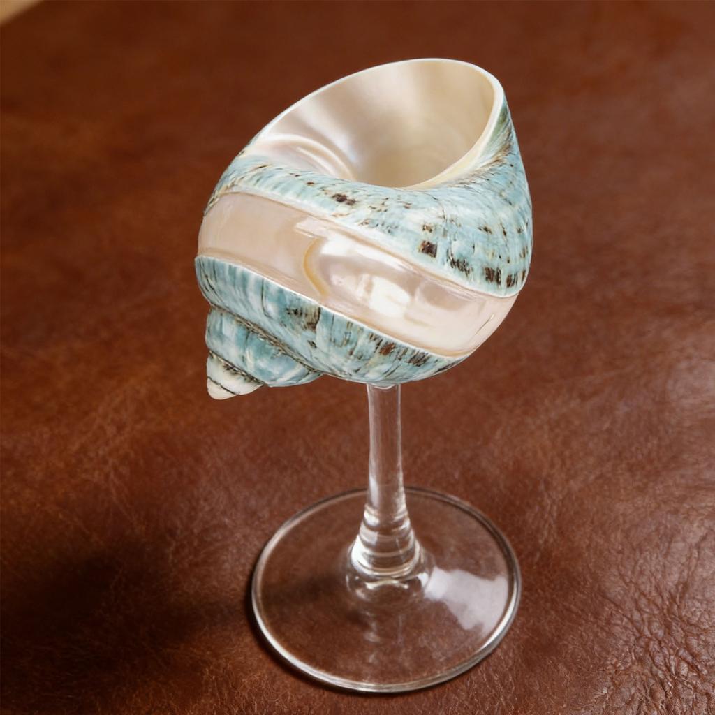 Wine Glass Unique Polished Stem Wine Glass for Cold Beverages Desk Ornament