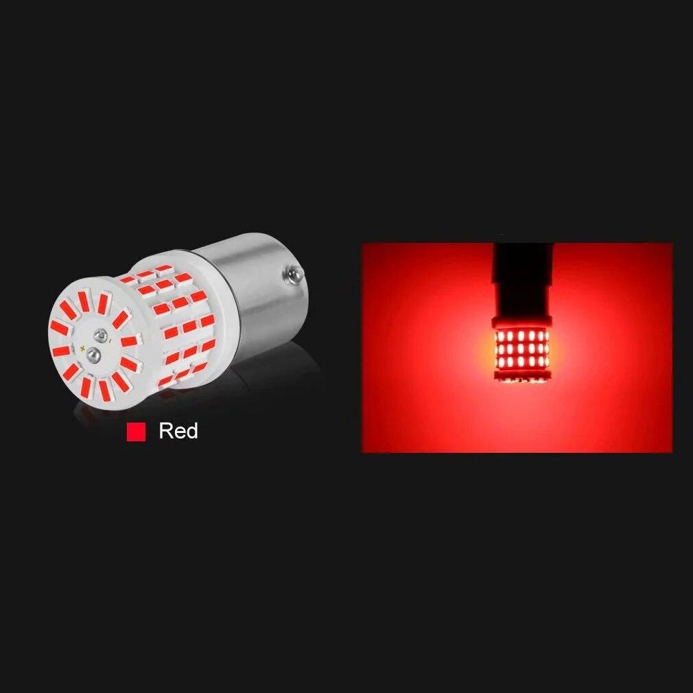 

Керамічні світлодіодні 1156 Ba15S P21W 1157 Bay15D P21/5W світлодіодні лампи R5W R10W автомобільні поворотники стоп-сигнали білий червоний жовтий 12 В Red-1157 червоний