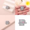 Trendy Alloy No Life Badge Brooch Geometric Design For Unisex Fashion Accessory