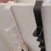 Over The Door Hook Plastics Heavy Duty Over Door Hanger Holder for Coat Robe Clothes Towel Hanging Bathroom Organizer