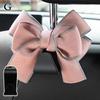 Car Hook Cartoon Cute Bow For Car Back Hook Sundries Cute Rear Placement Tool Interior Accessories B7j1