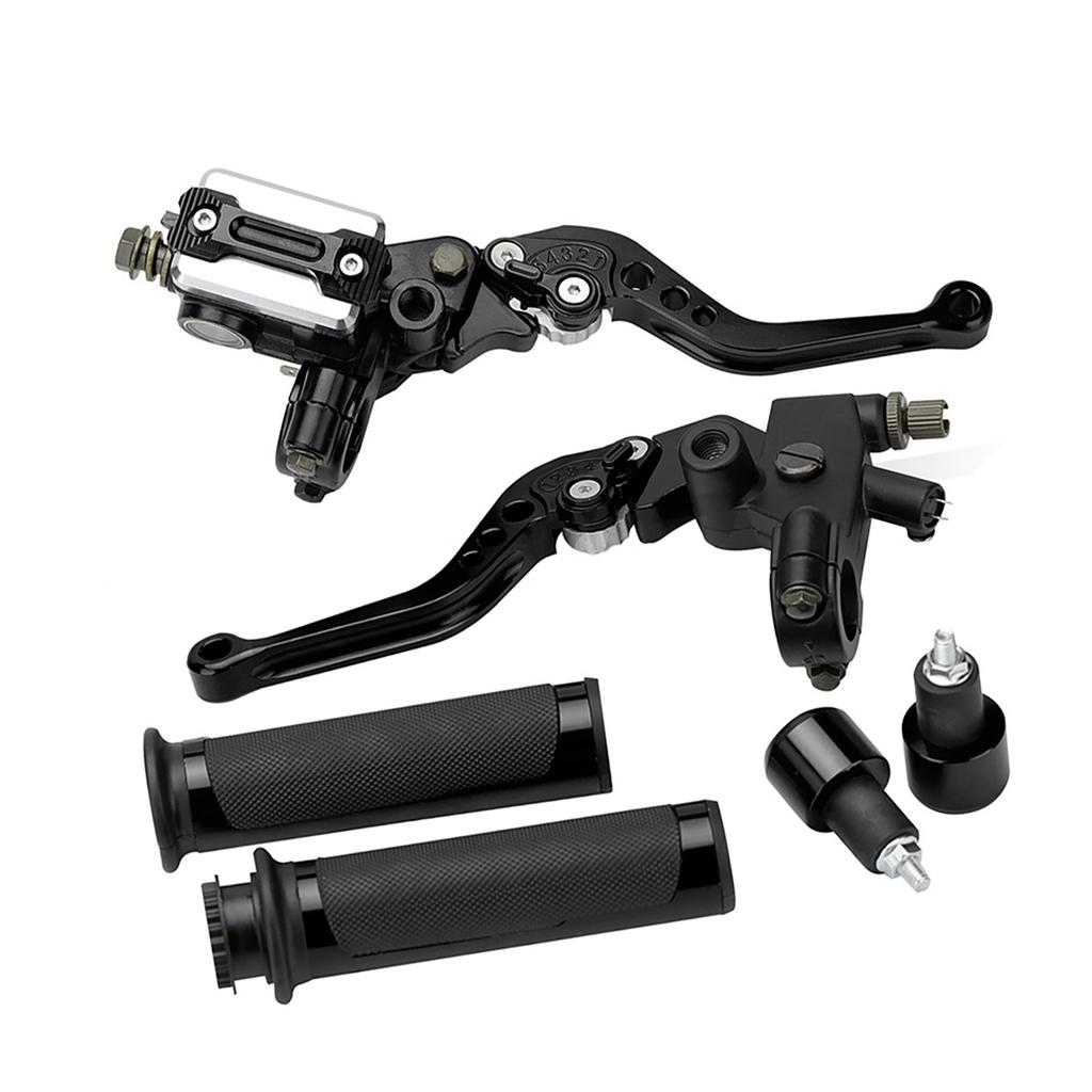 Motorcycle 7 8   22mm Handlebar Brake Master Cylinder Clutch Lever Left & Right Set Universal Fit for Scooters Sports