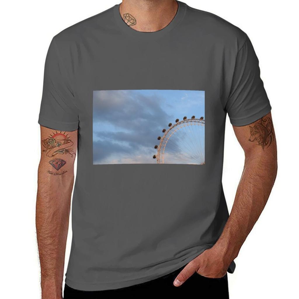 London Eye Tshirt Art Pattern Printed Casual Top