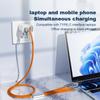 6A 120W Super Fast Charging Cable Zinc Alloy USB To IOS Type C Micro Multi-function Cable All In 1 Charger With Cable Organizer