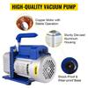 Vacuum Pump with Gauges AC Refrigerant HVAC Refrigeration Vacuum Packing Air Condition Automobile Maintenance 1.8-4.8CFM