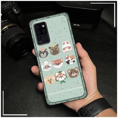 Waterproof Dirt-resistant Phone Case For Oukitel C21 Shockproof Graffiti Cartoon Cute Soft Case Animals Phone Pouch TPU