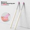 1/2Pcs Quartz Stone Nail File Rods Cuticle Remover Dead Skin Exfoliator Lightweight Portable Manicure Tools for Hand Care