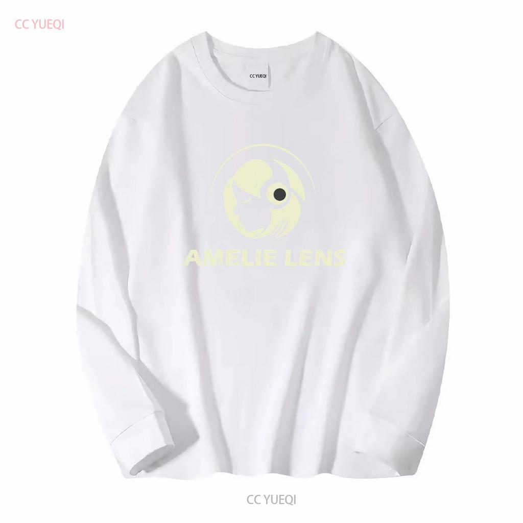Amelie Lens Dj Essenziale Maglietta vintage Lavata Top Per l'Uso Quotidiano Elegante Traspirante grafica Casual Morbido Versatile
