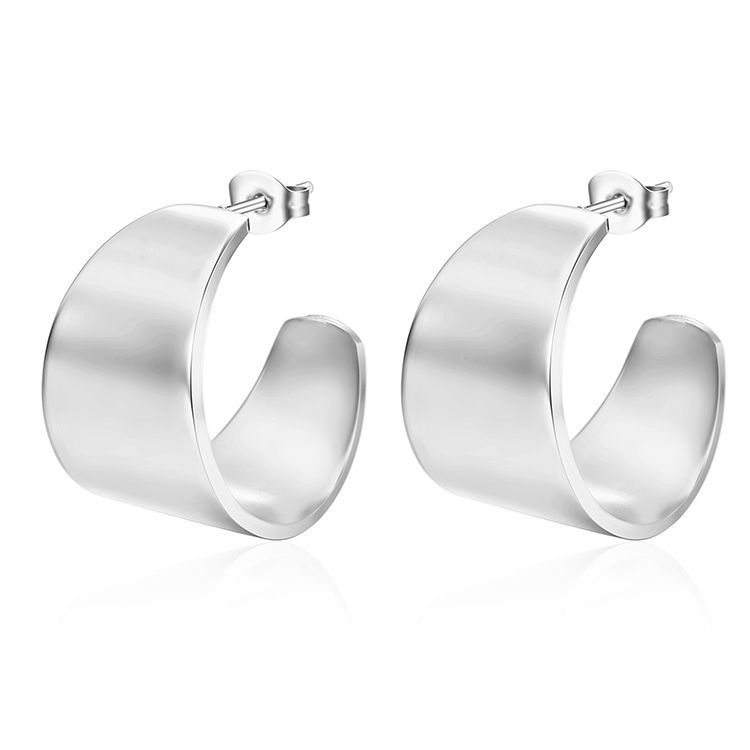 

Серьги из нержавеющей стали 18 карат, полые звезды, серьги-кольца, индивидуальный дизайн для женщин