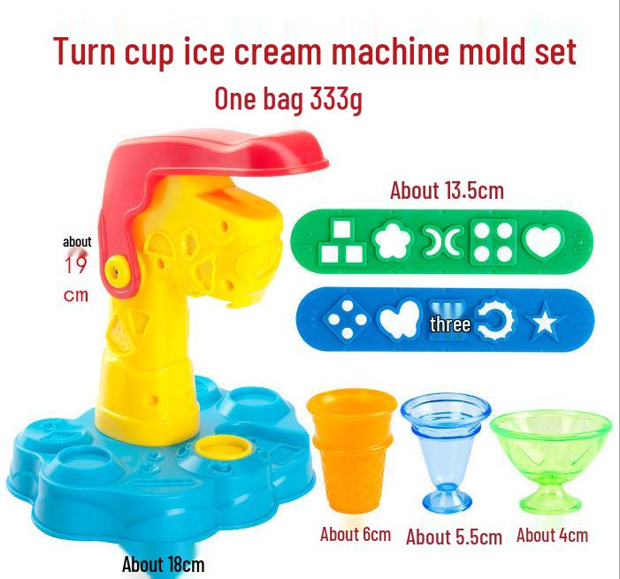 Children's DIY Color Clay Craft Kit: Includes Leather Clay, Glue Machine, Needle Cylinder, Noodle Maker, Dessert, Cake, and Bread Making Tools.
