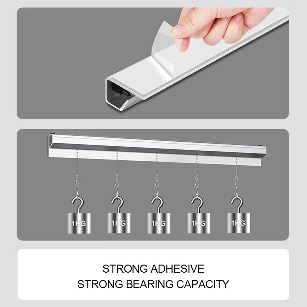 20/30cm Restaurant Billett Holder Aluminium Bestillingshylle Kvitteringsholder Sølvfarget Kjøkken Skyve Sjekk Hylle for Kontor Kafeer Puber