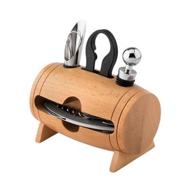Bota Wooden Wine Set (Pack of 4)