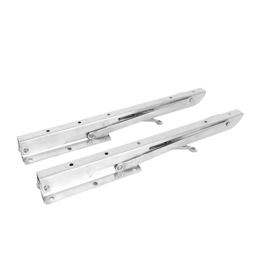 13.6in Folding Bench Table Wall Shelf Heavy Duty Stainless Steel Wall Mounted Table Support Bracket for Boat Yacht RV