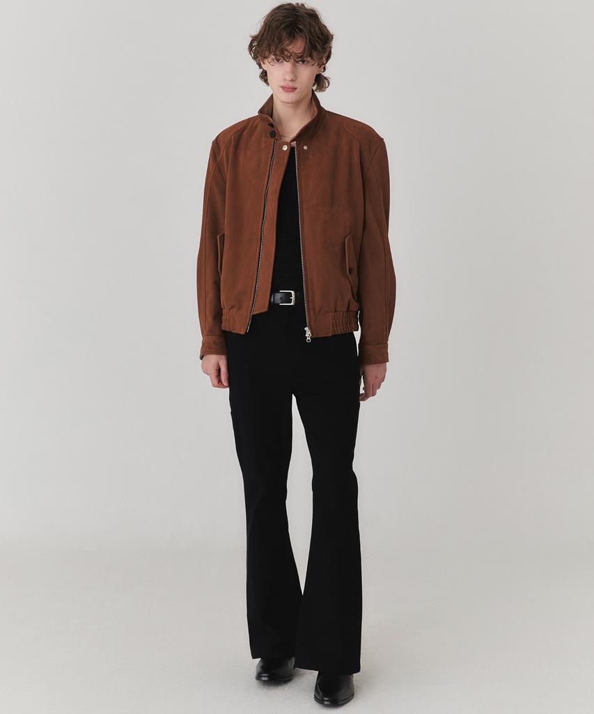KINETO Carpenter Cotton Flare Pants_Black