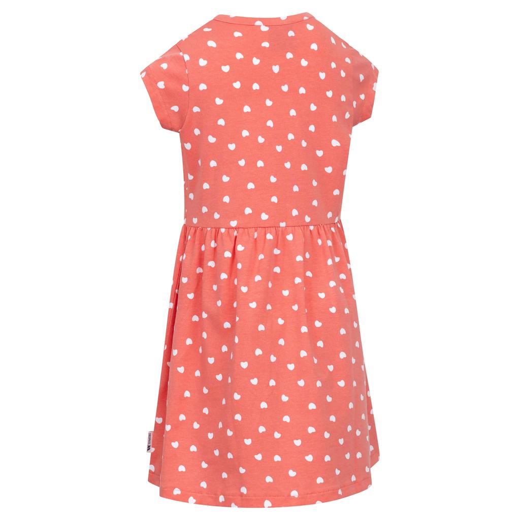 Girls Happiness Heart Short-Sleeved Dress