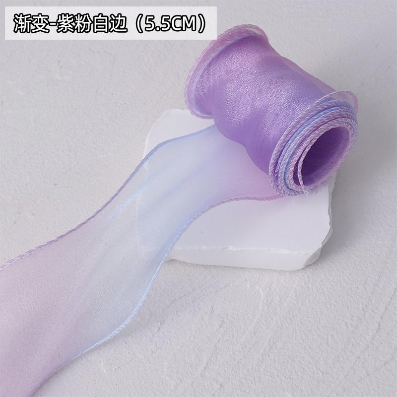 Chiffon Ribbon Organza Satin Lace for For DIY Bows Gift Wrapping Flower Bouquet Hair Accessories Sewing Trim Crafts Materials