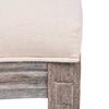 Dining Room Chairs 2 Pcs Cream Fabric