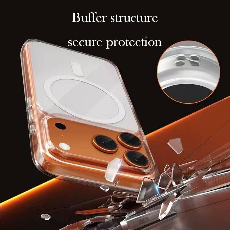 Blueo Case For iPhone 17 Pro Max Wireless Charging Back Cover Case for iPhone 17 Pro
