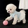 Soft Polyester Dog Knitted Dress Pullover Style Summer Dog Clothes Thin Teddy Skirts  for Dog Cat