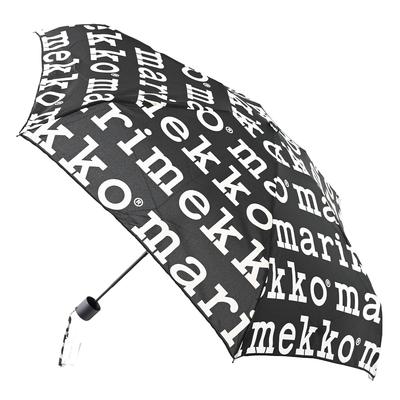 Marimekko Folding Umbrella for Men and Black and 41399 041399 910 Women, White, (93719-910)