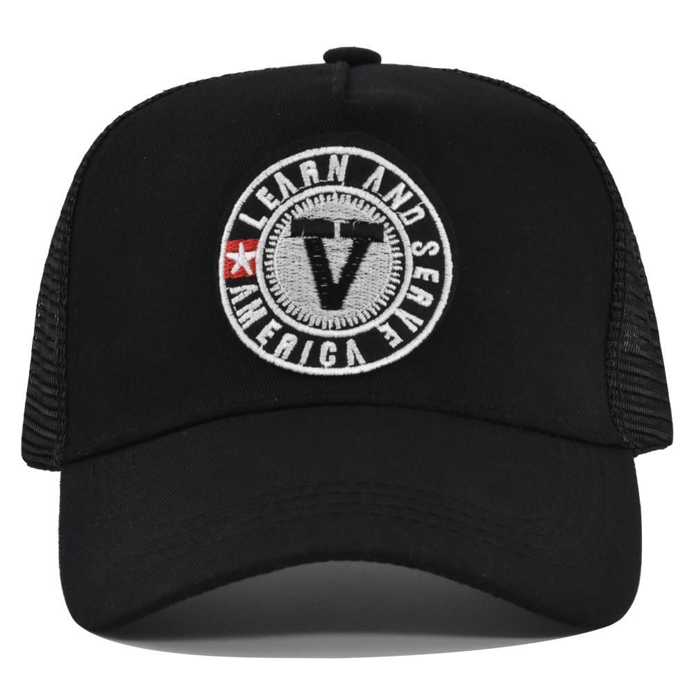 Tongue Duck Cap Vletter Embroidered Baseball Cap Curved Brim Sun Cotton Hat