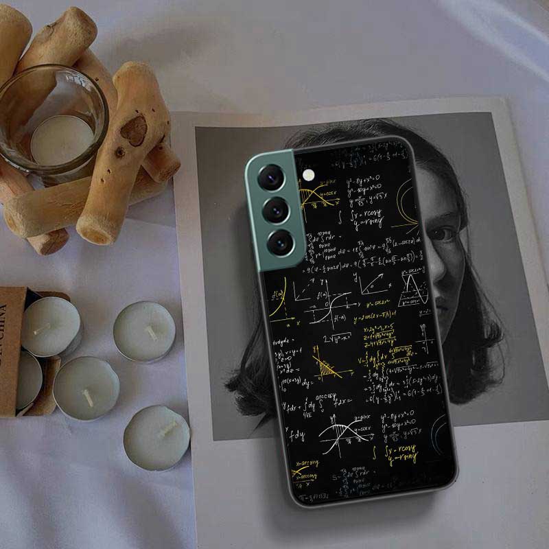

Physics Chemical Mathematics Phone For Samsung Galaxy S24 S22 Ultra S21 Plus S20 S23 FE Case S10 S10E S9 S8 S7 Edge Cover Silico Samsung S10 Plus