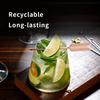 10 Stück Edelstahl Cocktailspieße Weinadel Mischen Wiederverwendbare Metall Cocktailspieße Oliven Vorspeisen Bar Weihnachtsfeier