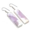 Natürlicher Dendrit-Opal Edelstein Handgefertigter 925er Sterling Silber Ohrring 2,29" AE-11379