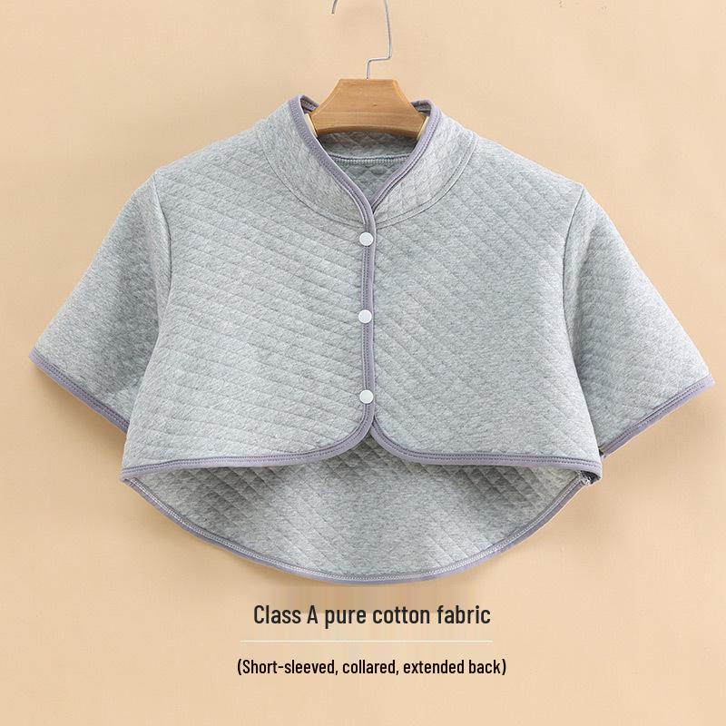 Pure Cotton Postpartum Shoulder Protector: Long Sleeve Warm Shawl for Pregnant Women and New Mothers.