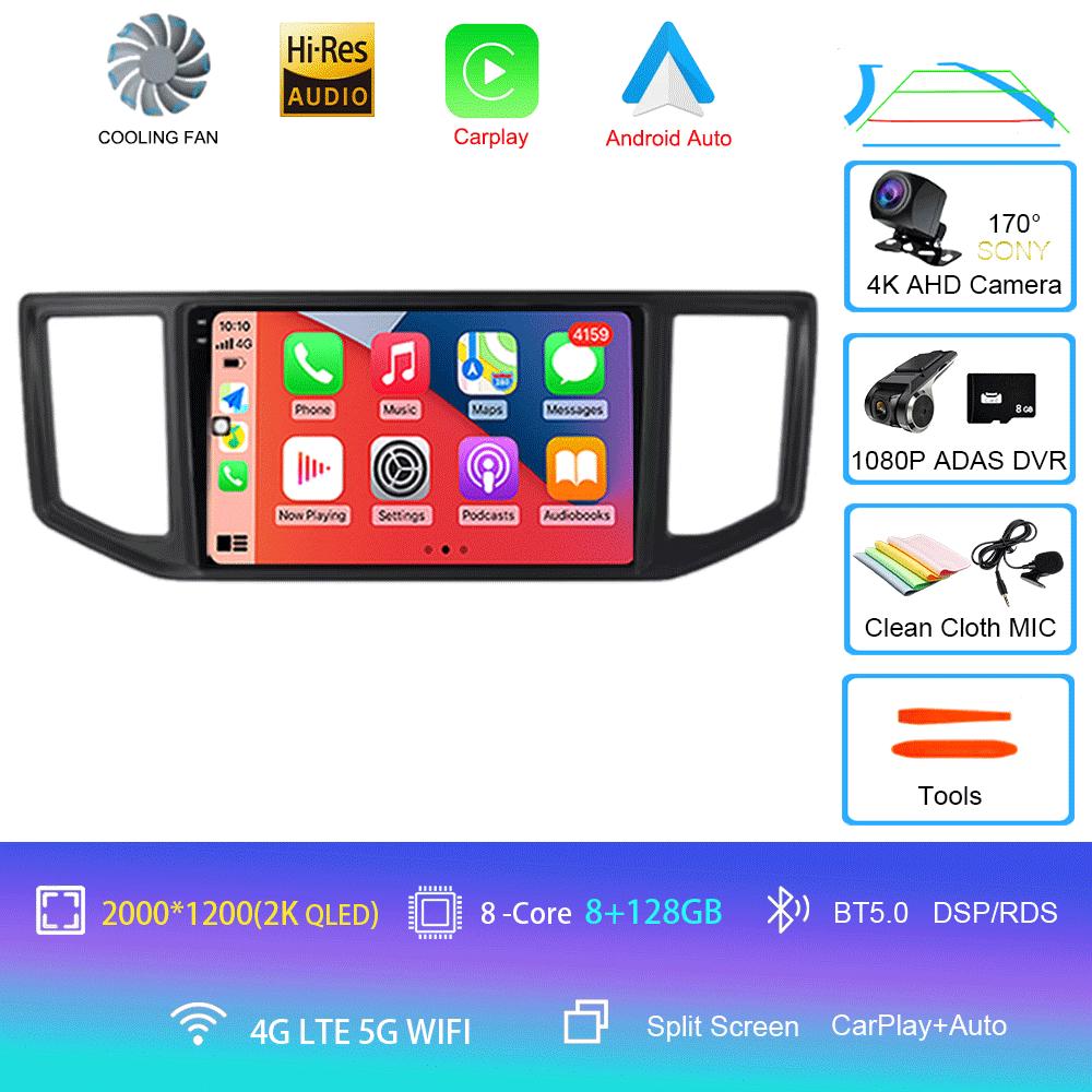 Android 14 Video Player For VW Crafter Man Tge 2017 2018 2019 2020 Car Radio Multimedia Navigation Wireless Carplay QLED Screen