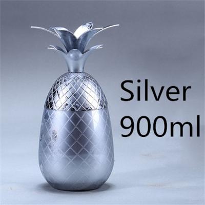 Pineapple Mug 400ml/550ml/900ml Moscow Mule Copper Mugs Metal Mug Cup Stainless Steel Beer Wine Coffee Cup Barware