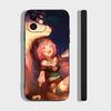 Emu Otori Cartoon Animation Phone Case For IPhone 17 Air 16 15 14 13 Pro Max 11 12 Black Silicone Cover