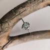 Серебряное кольцо с мистик топазом 0.555ct, вес изделия 2,05 гр (2190387)