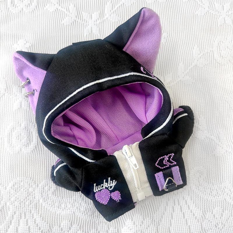 Cat Ear Cyberpunk Jersey 10cm Plush Purple (for Toy) [Used]
