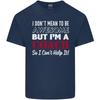 I Dont Mean to but Im a Coach Rugby Footy Unisexs Light Cotton TShirt